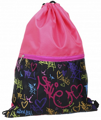 Сумка для взуття Lider з замком Graffiti Сердечко