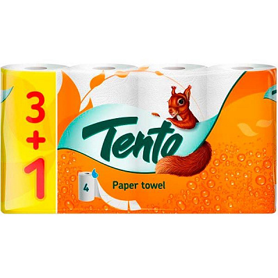 Рушники паперові Metsa Tissue Tento 4 шт