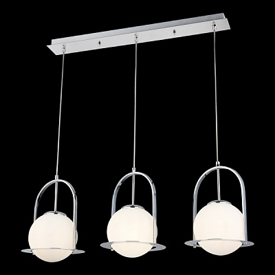 Люстра подвесная Vio Concept by LUCEA Lampon 3x40 Вт Е27 хром 1552-51-03-L 