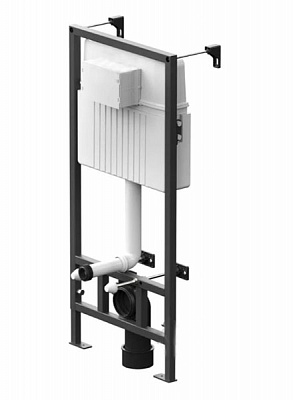 Комплект інсталяції Damixa для підвісного унітазу з клавішею хром DX00.I011.0151