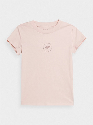 Футболка 4F TSHIRT F0817 4FJAW23TTSHF0817-12S р.146 бежевый