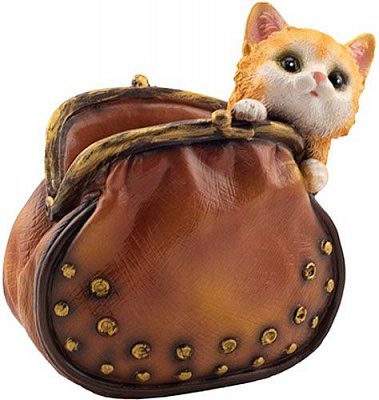 Кашпо декоративне Decoline Кошеня в гаманці