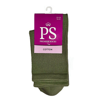 Носки Premier Socks элит классические р. 23-25 хаки 