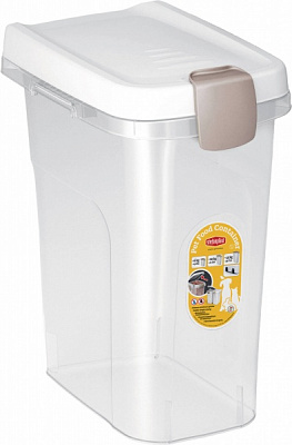 Контейнер Stefanplast 15 л 6 кг 33х22х41 см белый/прозрачный