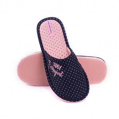 Тапки домашние Twins HS-OZ с вышивкой р. 38/39 синий 