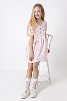 Платье Mevis 01 р.134 розовый 