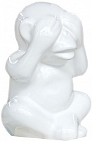 Статуетка Мавпа Не бачу ZD9463M78-6 біла