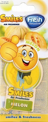 Ароматизатор підвісний FRESHWAY Smiles Dry Melon