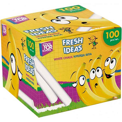 Крейда біла Cool For School Fresh Ideas 100 шт