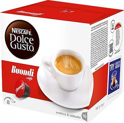 Кава мелена Nescafe Dolce Gusto Espresso Buondi 16 шт. 112 г (7613033112942)