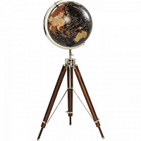 Глобус декоративний Earth Black 61x141x61 см (63001) KARE Design