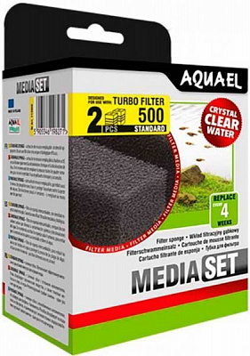 Вкладыш Aquael для Турбо фильтра 500 л/ч 2 шт.