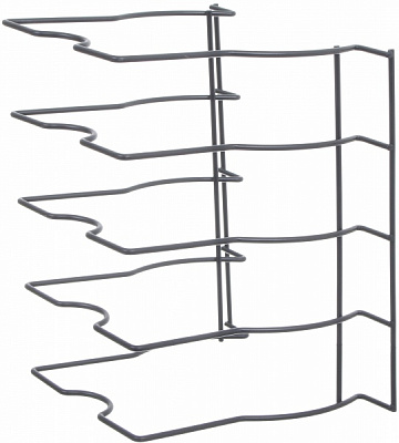 Тримач настільний для кришок та дощок чорний Flamberg