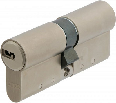 Цилиндр Abus D15 35x35 ключ-ключ 70 мм матовый никель