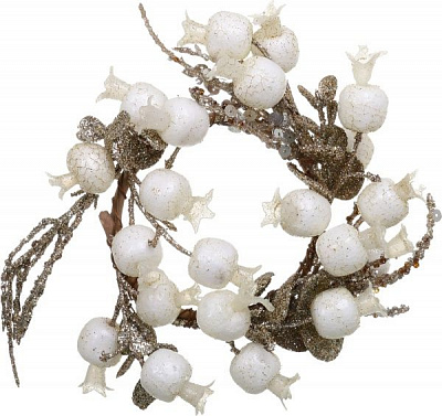 Декорація новорічна Віночок з горобини 18 см EPI-HS-32315L