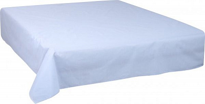 Простирадло 160x220 см сіро-блакитний Zastelli