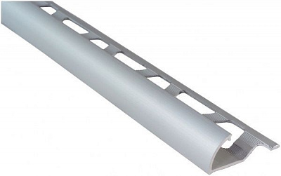 Кутник для плитки Mada зовнішній алюміній 10 мм 2,7м срібло