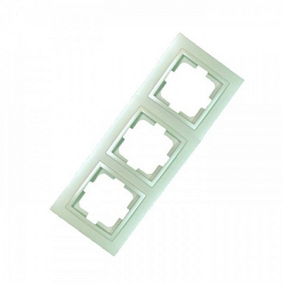 Рамка трехместная Mono Despina универсальная жемчуг 102-250000-162