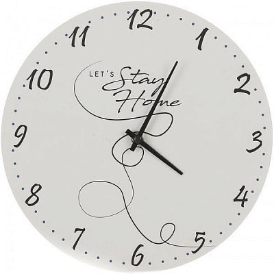 Часы настенные Stay Home 30 см