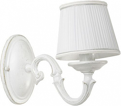 Бра Интеркласс НББ 01-ХХ-175 1x40 Вт E14 белый W9446-1 