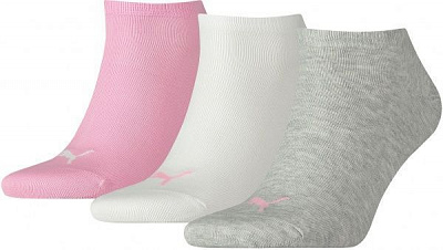 Шкарпетки Puma UNISEX SNEAKER PLAIN 3P 90680720 сірий р.35/38