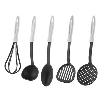 Набор кухонных принадлежностей Praktyczna CAPRI белый 5 шт. Florina