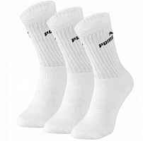 Шкарпетки Puma ELEMENTS CREW SOCK 3P WHITE 88329602 р.43-46 білий