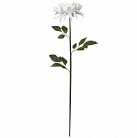 Цветок искусственный Георгина 76 см (белая) 631413