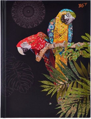 Блокнот BugArt. Black parrot А5 YES