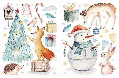 Декоративная наклейка Design stickers Возле елки 59,4х42 см