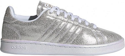 Кросівки Adidas GRAND COURT FY8951 р.UK 6,5 сріблястий