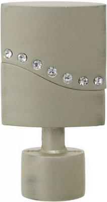 Наконечник Gardinia Kira Флэт d19 мм шампань 2 шт. 