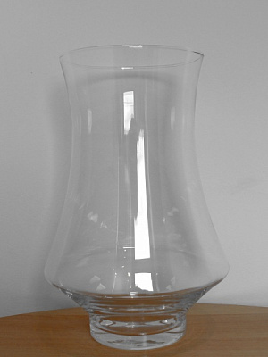 Ваза стеклянная прозрачная H310D210 31 см 