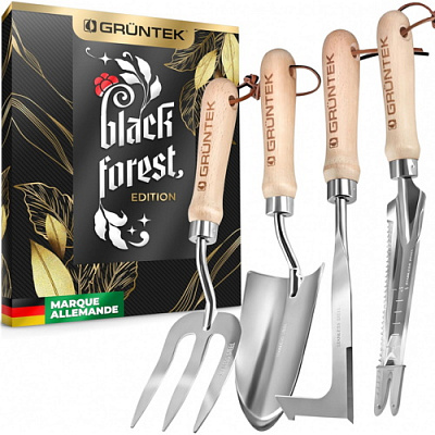 Набор садового инструмента Gruntek Black Forest Edition из 4-х предметов