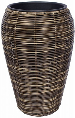 Кашпо Engard HA-09 фігурний 5,3 л коричнево-бежевий