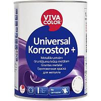 Фарба-грунт Vivacolor Korrostop Plus сіра 1 л