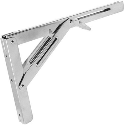 Крепление для раскладных столов хром L-400 Merkury