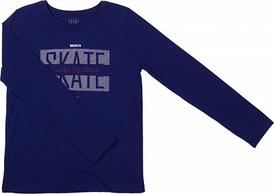 Джемпер для мальчика Фламинго р.140 темно-синий 