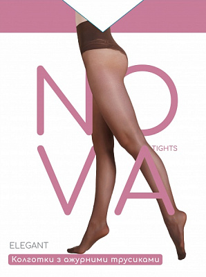 Колготки жіночі Nova Elegant 40 den р. 4 бежевий