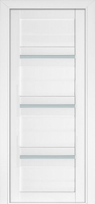 Дверное полотно Terminus NF-301 полустекло ЗС 700 мм белый 