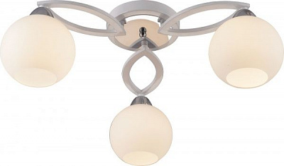 Люстра потолочная Altalusse 3x40 Вт E27 хром/белый INL-9328C-03 