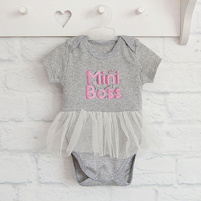 Боди для девочки Blanka р.80 серый 110196 