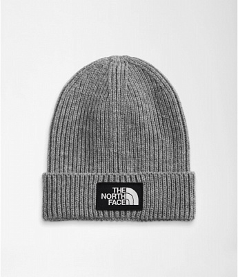 Шапка THE NORTH FACE TNF LOGO BOX CUFFED BEANIE NF0A3FJXDYY1 р.one size сірий