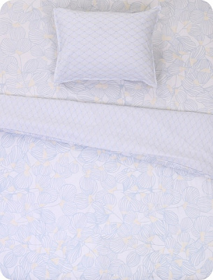 Комплект постільної білизни Vitre полуторний сірий Today