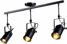 Спот Геотон Арт-3 3x60 Вт E27 черный 48840