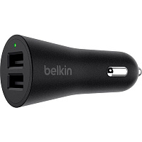 Зарядное устройство автомобильное Belkin USB Dual Metallic F8M930btBLK