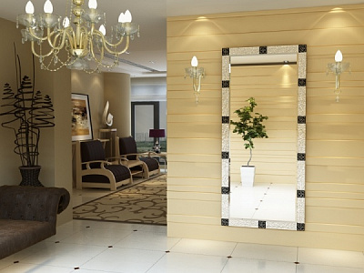 Дзеркало настінне Бусел Дзеркало Askoli Arte Esclusino 11x1273 мм срібний