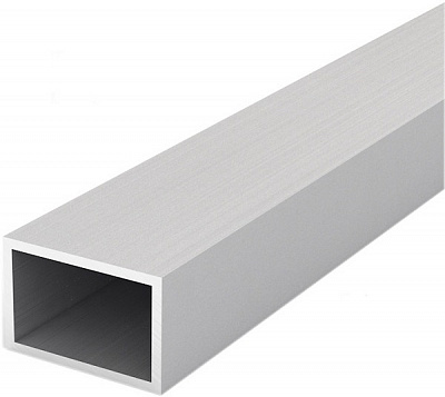 Труба профильная прямоугольная алюминий АЛЮПРО анодированная 60x40x3,5x2000мм