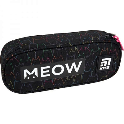 Пенал школьный 599-3 47957 KITE черный с узором