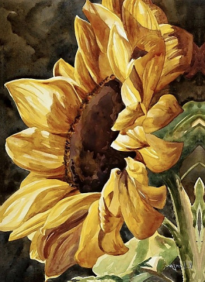 Репродукция Подсолнух 35x50 см Арт Фемелі 